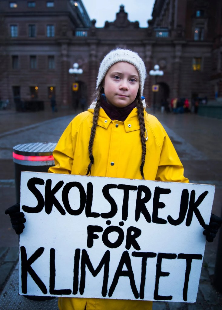 Greta Thunberg - climate change protest